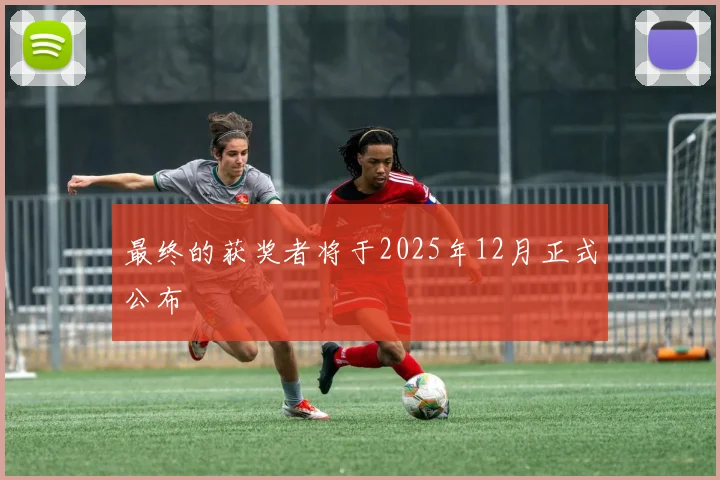 最终的获奖者将于2025年12月正式公布